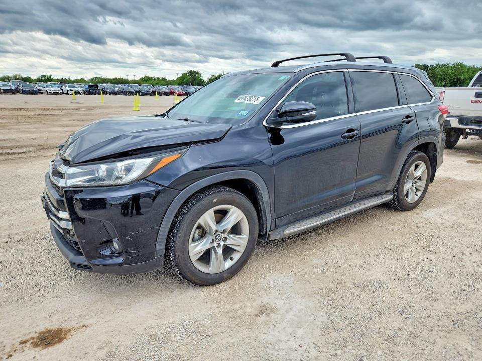 2019 Toyota Highlander VIN 5TDYZRFHXKS326690 — COPART salvage auction photo