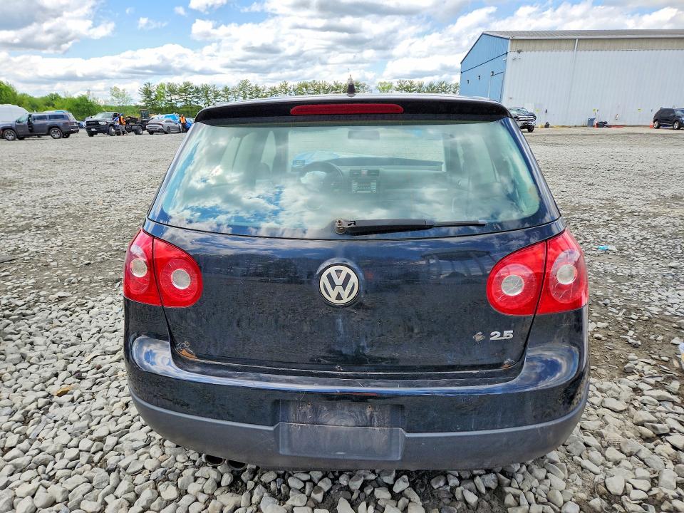 2008 Volkswagen Golf VIN WVWBB71K18W272285 COPART salvage auction — FRONT END, Nj - Cert Of Title-Salvage, sold $225 on 2026-07-29 (photo 6)