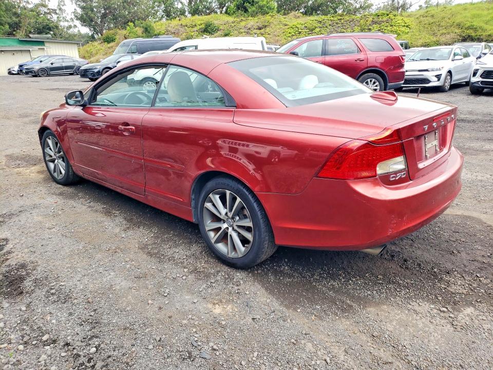 2011 Volvo C70 VIN YV1672MC5BJ110362 COPART salvage auction — VANDALISM, Hi - Certificate Of Title, sold $1 on 2026-07-20 (photo 2)