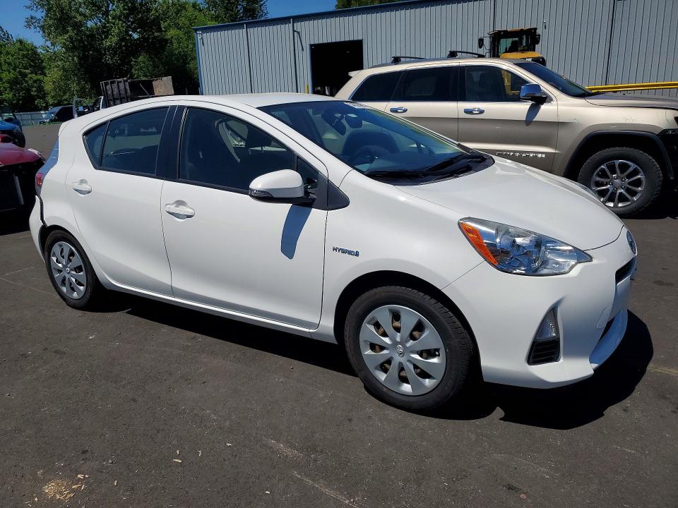 2012 Toyota VIN JTDKDTB3XC1503975 COPART salvage auction — REAR END, Or - Salvage Title Certificate, sold $2,750 on 2026-07-06 (photo 4)