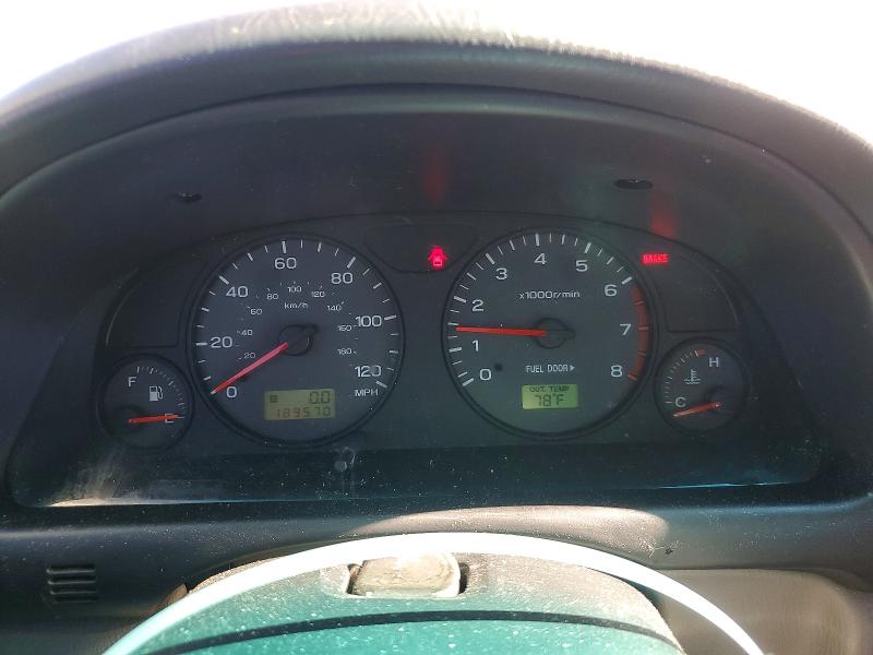 2002 Subaru Forester VIN JF1SF63552G731010 COPART salvage auction — FRONT END, Ca - Salvage Certificate, sold $60 on 2026-07-10 (photo 9)
