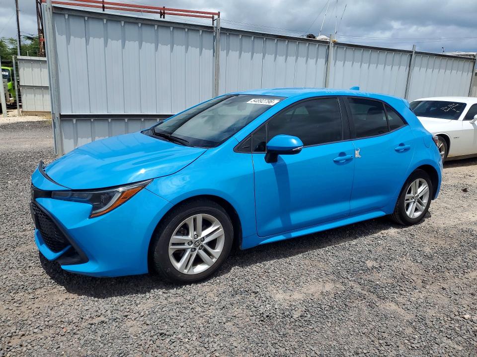 2019 Toyota VIN JTNK4RBE7K3036727 COPART salvage auction — FRONT END, Hi - Certificate Of Salvage, sold $50 on 2026-07-27 (photo 1)