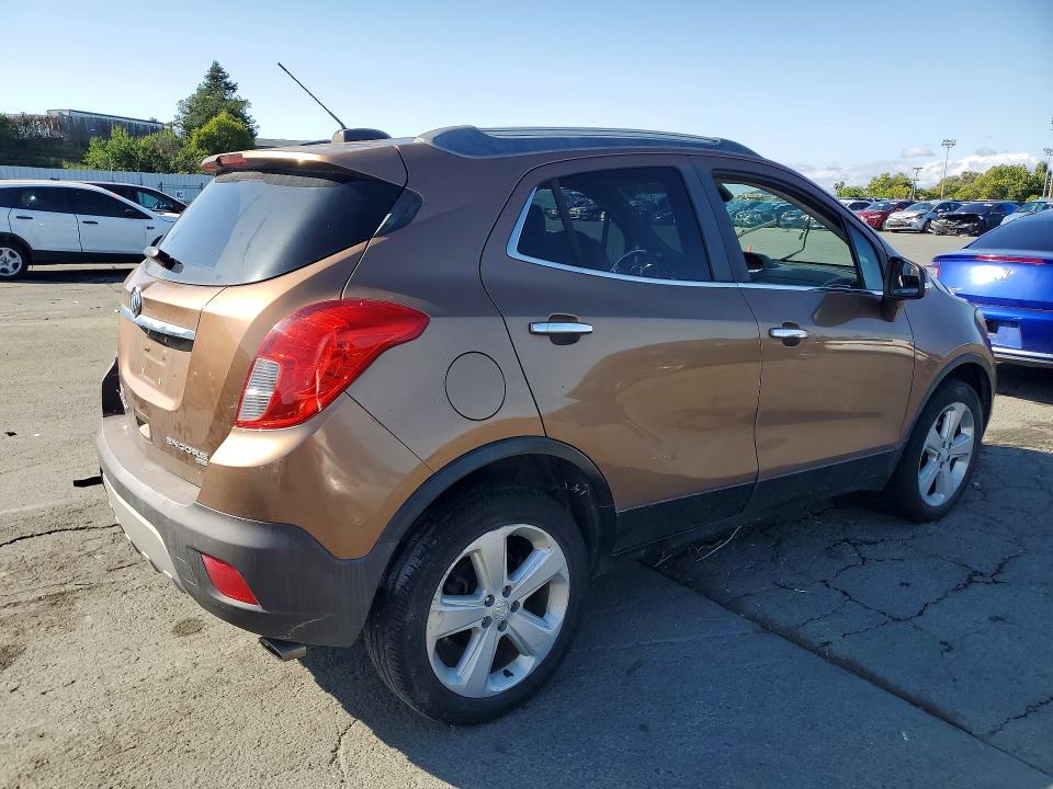2016 Buick Encore VIN KL4CJESB7GB565490 COPART salvage auction — MINOR DENT/SCRATCHES, CA - SALVAGE CERTIFICATE, sold $725 on 2026-07-10 (photo 3)