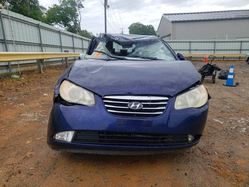 2010 Hyundai Elantra VIN KMHDU4AD4AU164551 COPART salvage auction — ROLLOVER, VA - CERT OF TITLE - SALVAGE, sold $100 on 2026-07-24 (photo 5)
