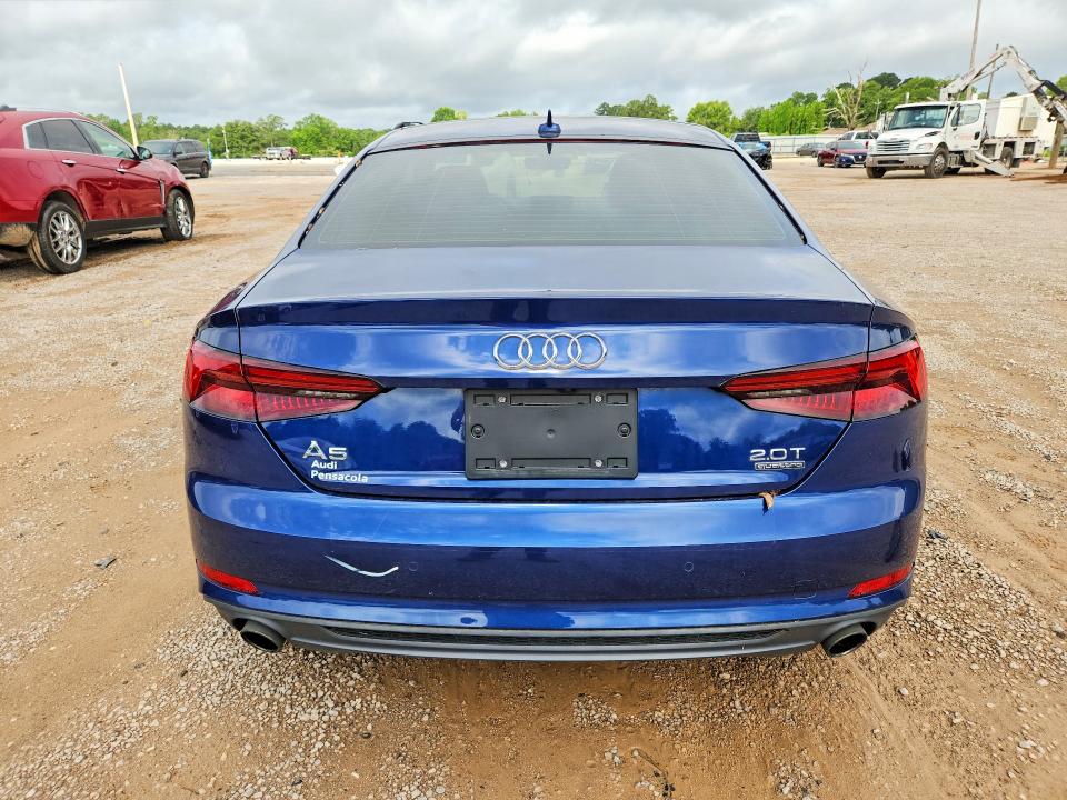 2018 Audi A5 VIN WAUTNAF56JA039398 COPART salvage auction — FRONT END, Al - Cert Of Title-Salvage Title, sold $250 on 2026-07-21 (photo 6)