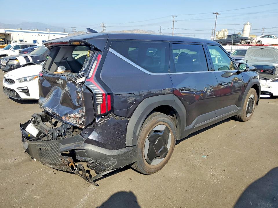 2026 Kia Ev9 VIN 5XYAB5S10TG020541 COPART salvage auction — REAR END, Ca - Salvage Certificate, sold $5,400 on 2026-07-06 (photo 3)