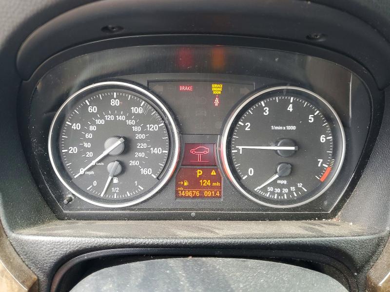 2009 BMW 3 series VIN WBAPH53569A435847 COPART salvage auction — FRONT END, PA - CERT OF SALV-R=RECONSTRUCTED, sold $400 on 2026-07-21 (photo 9)