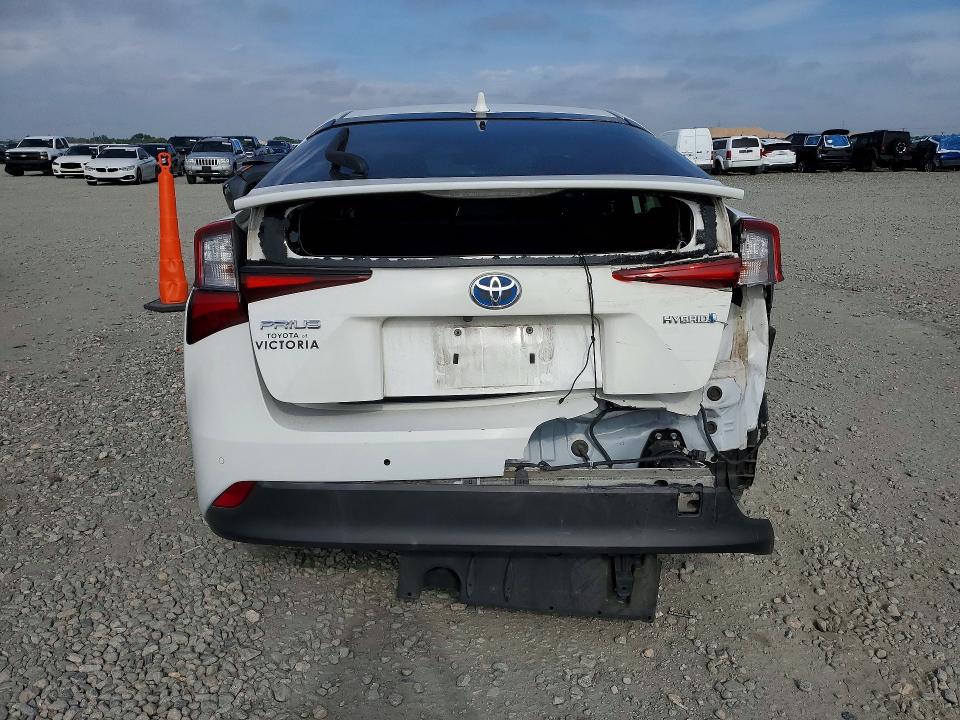 2020 Toyota Prius VIN JTDKARFU9L3116918 COPART salvage auction — REAR END, Co - Salvage Title, sold $5,300 on 2026-07-07 (photo 6)