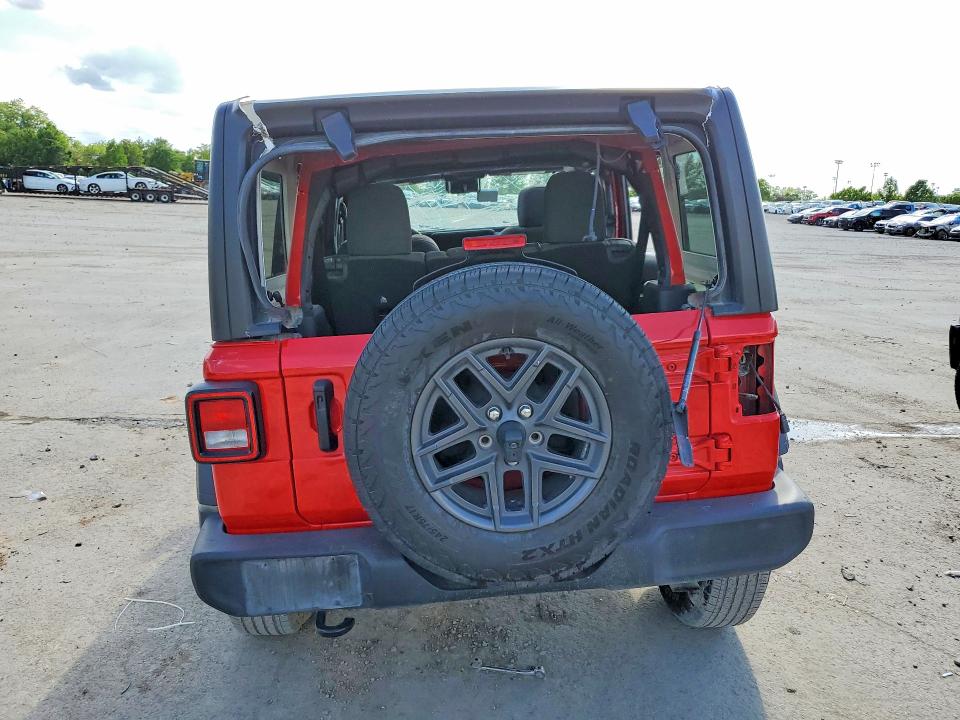2025 Jeep Wrangler / VIN 1C4PJXDN7SW524000 COPART salvage auction — ALL OVER, Ca - Salvage Certificate, sold $7,600 on 2026-07-28 (photo 6)