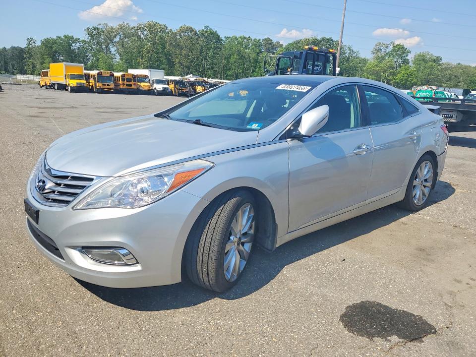 2012 Hyundai Azera VIN KMHFH4JGXCA193306 COPART salvage auction — REAR END, Nj - Cert Of Title-Salvage, sold $1,400 on 2026-07-14 (photo 1)