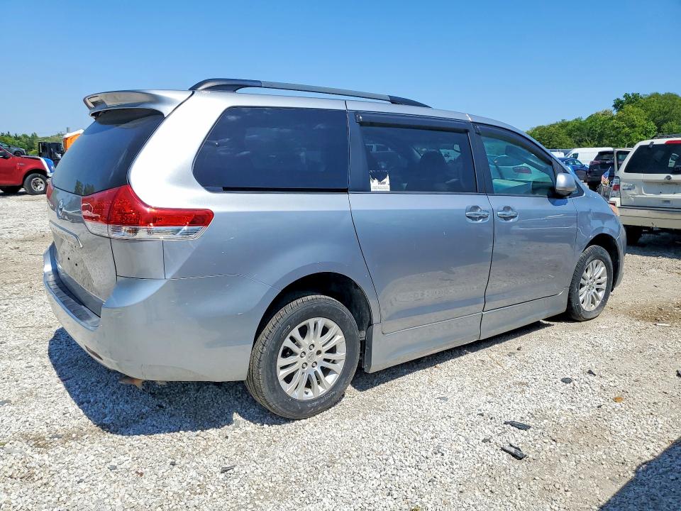 2011 Toyota Sienna VIN 5TDYK3DCXBS104773 COPART salvage auction — SIDE, Tx - Certificate Of Title, sold $3,050 on 2026-07-09 (photo 3)