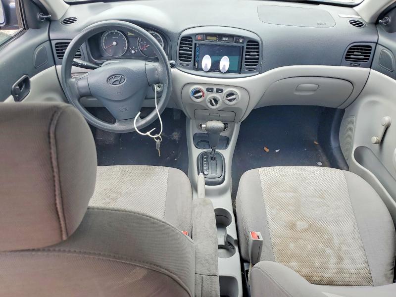 2009 Hyundai Accent VIN KMHCN46C09U288756 COPART salvage auction — REAR END, TX - SALVAGE VEHICLE TITLE (P), sold $250 on 2026-07-16 (photo 8)