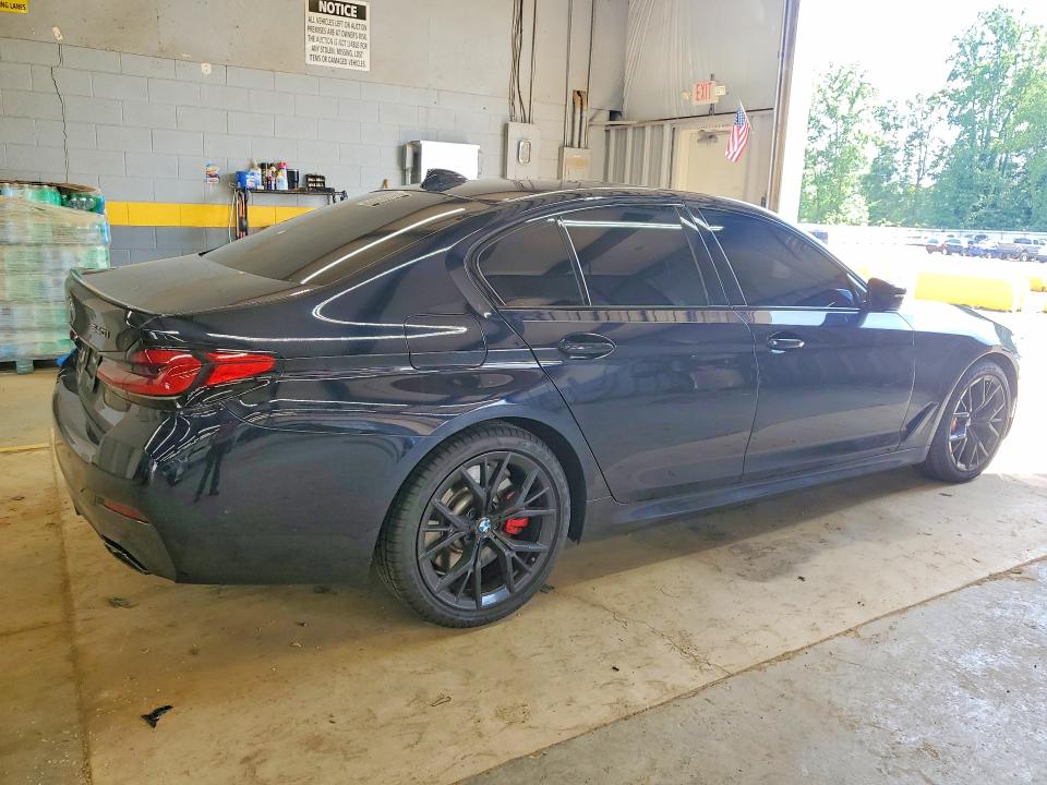2023 BMW 5er VIN WBA73BJ05PWX98029 COPART salvage auction — FRONT END, Nc - Salvage Certificate Of Title, sold $10,700 on 2026-08-26 (photo 3)