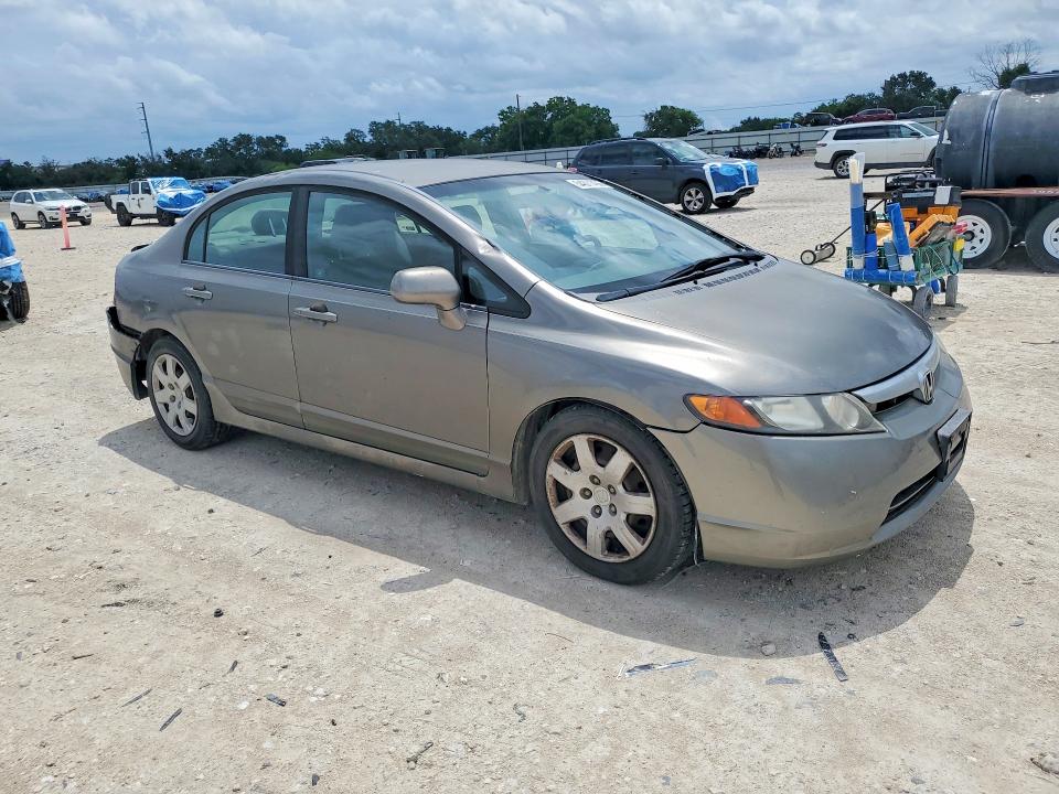 2008 Honda Civic VIN 1HGFA165X8L034054 COPART salvage auction — REAR END, Tx - Salvage Vehicle Title, sold $800 on 2026-07-02 (photo 4)