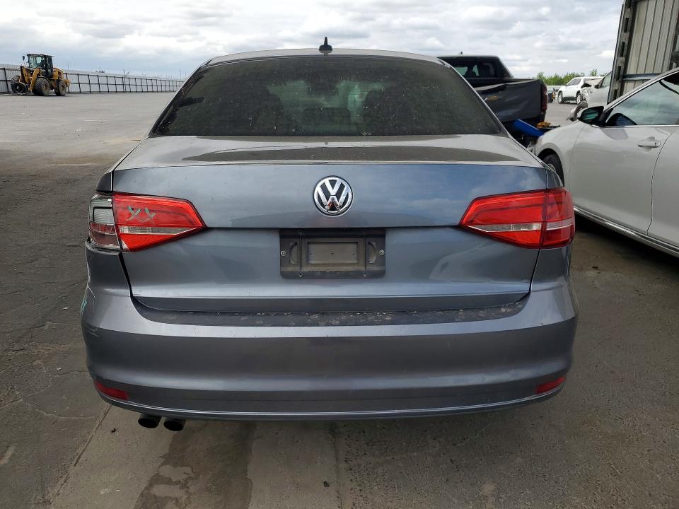 2015 Volkswagen Jetta VIN 3VW1K7AJ1FM254480 COPART salvage auction — REAR END, Ca - Salvage Certificate, sold $725 on 2026-07-02 (photo 6)