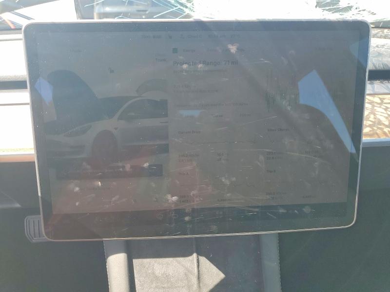 2023 Tesla Model 3 VIN 5YJ3E1EA3PF566882 COPART salvage auction — FRONT END, Nc - Salvage Certificate Of Title, sold $4,050 on 2026-07-30 (photo 9)