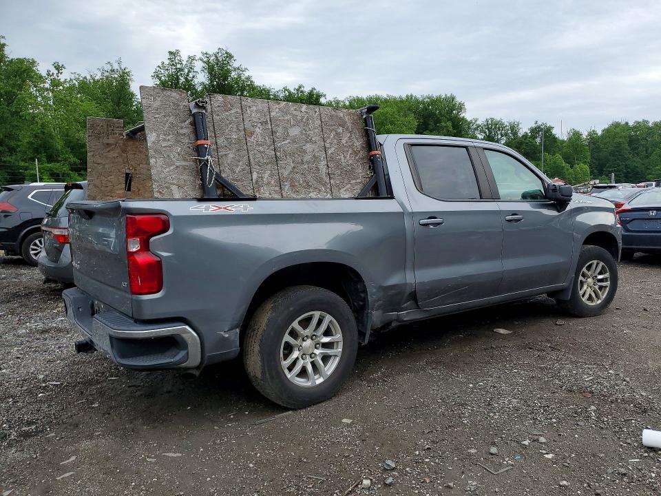 2021 Chevrolet Silverado 1500 VIN 1GCPYJEK4MZ337005 COPART salvage auction — FRONT END, Va - Certificate Of Title, sold $9,700 on 2026-07-02 (photo 3)