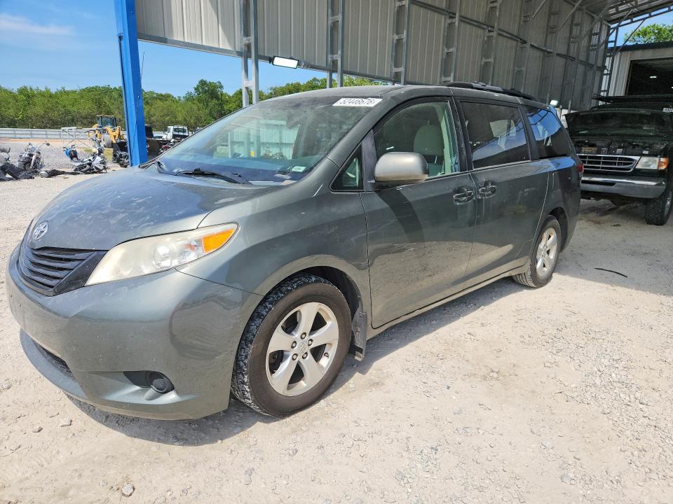 2014 Toyota VIN 5TDKK3DC6ES476766 COPART salvage auction — HAIL, Salvage Title, sold $150 on 2026-07-21 (photo 1)