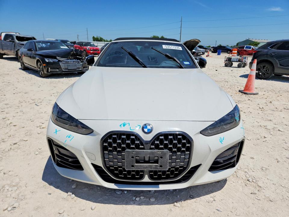 2022 BMW VIN WBA23AT09NCK47022 COPART salvage auction — FRONT END, Tx - Salvage Vehicle Title, sold $70 on 2026-07-09 (photo 5)