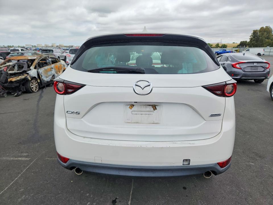 2018 Mazda VIN JM3KFABM3J1445705 COPART salvage auction — FRONT END, Ca - Salvage Certificate, sold $2,150 on 2026-07-22 (photo 6)