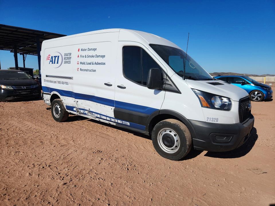 2023 Ford Transit VIN 1FTBR1C8XPKB48273 COPART salvage auction — SIDE, Az - Cert Of Title - Salvage, sold $9,800 on 2026-07-08 (photo 4)