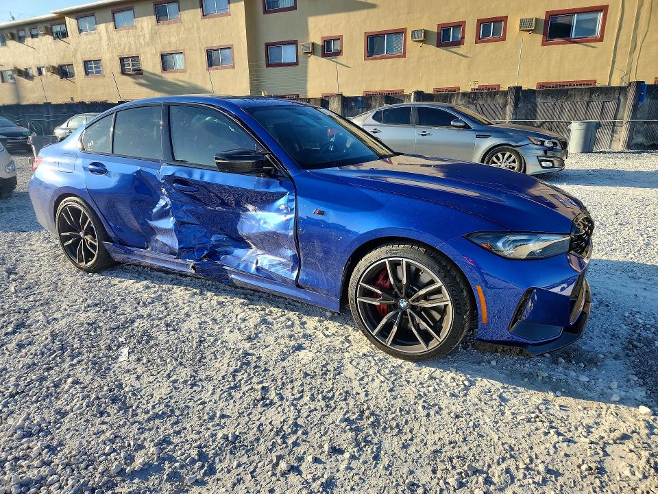 2024 BMW VIN 3MW49FS06R8D92487 COPART salvage auction — SIDE, Fl - Cert Of Title Slvg Rebuildable, sold $28,000 on 2026-07-07 (photo 4)