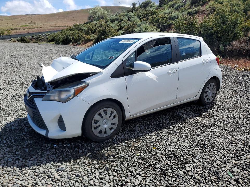 2017 Toyota Yaris VIN VNKKTUD3XHA079833 COPART salvage auction — FRONT END, Nv - Salvage Title, sold $700 on 2026-07-30 (photo 1)