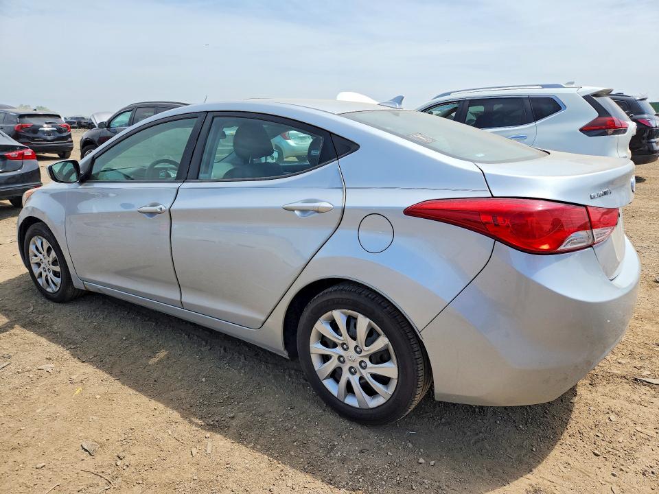 2011 Hyundai Elantra VIN 5NPDH4AE2BH035821 COPART salvage auction — VANDALISM, Il - Salvage Certificate, sold $1,000 on 2026-07-02 (photo 2)