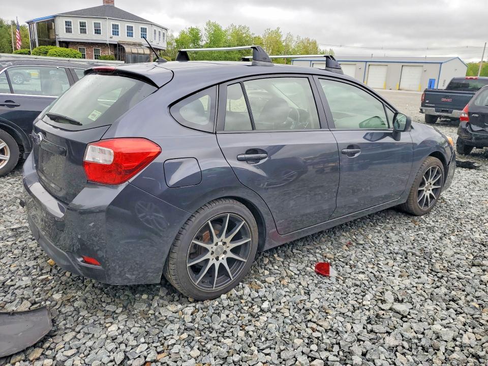 2013 Subaru Impreza VIN JF1GPAA61D1883843 COPART salvage auction — REAR END, Ma - Cert Of Title-Reconstrctd Coll, sold $400 on 2026-07-15 (photo 3)