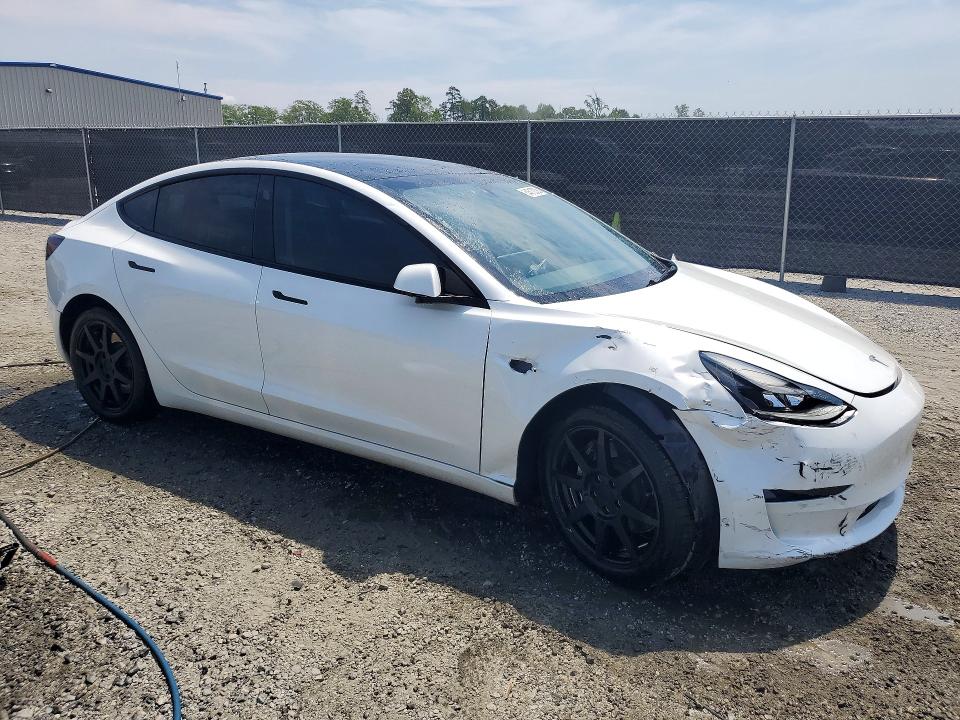 2023 Tesla Model 3 VIN 5YJ3E1EA6PF478165 COPART salvage auction — FRONT END, Sc - Cert Of Title-Salvage, sold $6,800 on 2026-07-13 (photo 4)