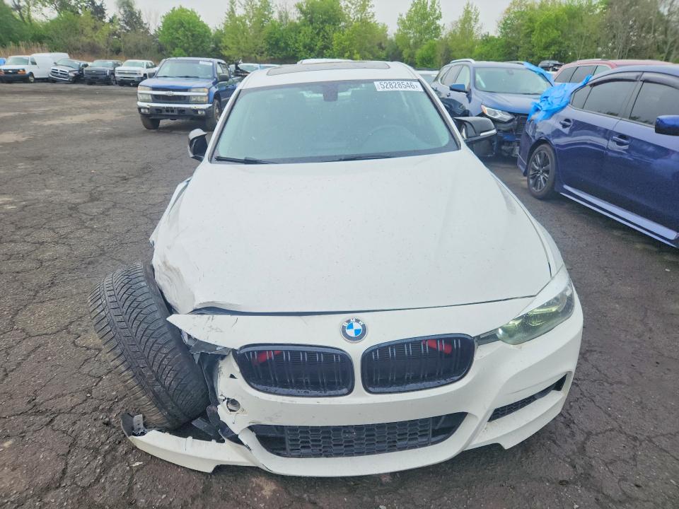 2017 BMW 3er VIN WBA8E5G59HNU41379 COPART salvage auction — FRONT END, Ct - Cert Of Title-Salvage, sold $850 on 2026-07-17 (photo 5)