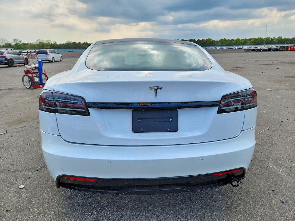 2022 Tesla VIN 5YJSA1E5XNF487541 COPART salvage auction — FRONT END, Ny - Mv-907A Salvage Certificate, sold $15,400 on 2026-07-27 (photo 6)