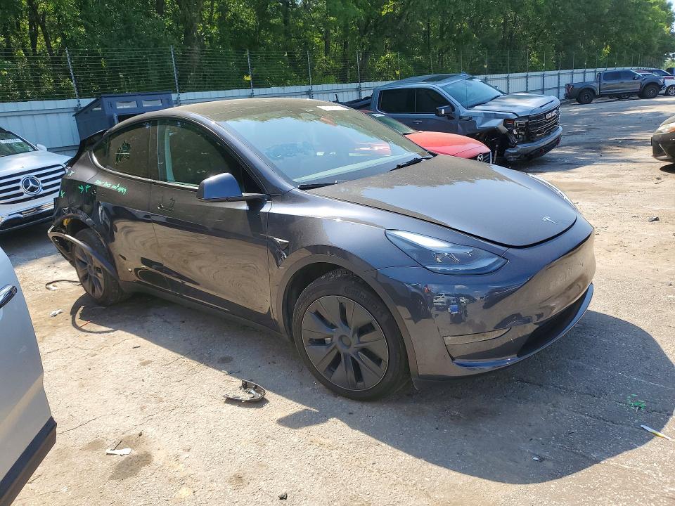 2025 Tesla VIN 7SAYGDEE3SA356280 COPART salvage auction — REAR END, Ga - Cert Of Title-Salvage, sold $12,300 on 2026-07-09 (photo 4)