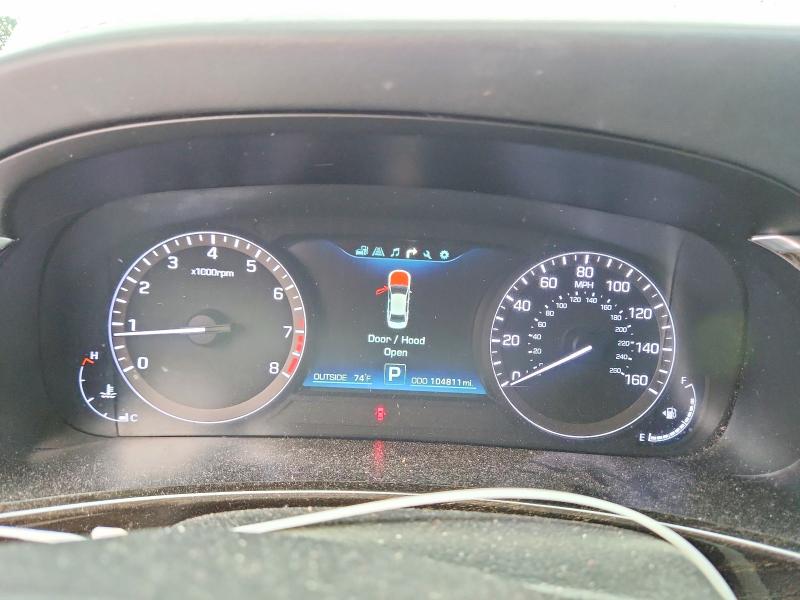 2015 Hyundai Equus VIN KMHGH4JH3FU092818 COPART salvage auction — FRONT END, NC - SALVAGE CERTIFICATE OF TITLE, sold $1,500 on 2026-07-29 (photo 9)