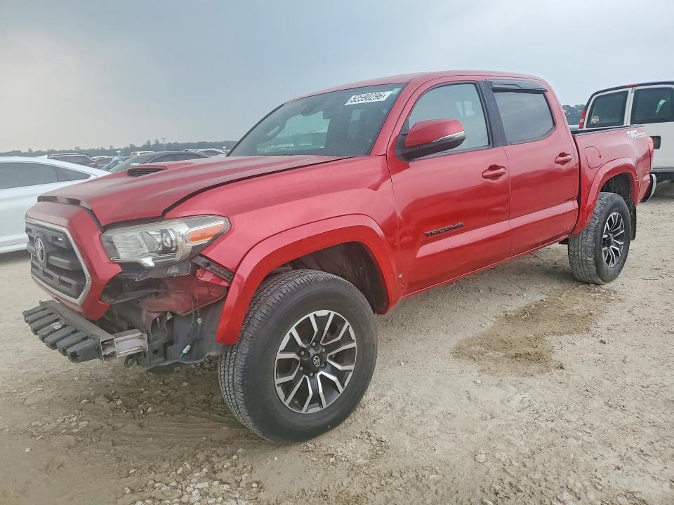 2020 Toyota Tacoma VIN 5TFAZ5CN0LX093533 COPART salvage auction — FRONT END, Tx - Cert Of Title-Rebuilt Salvage, sold $11,000 on 2026-07-17 (photo 1)