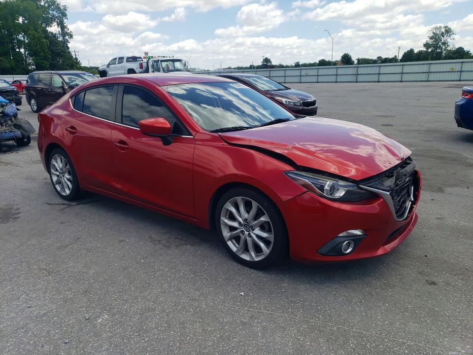 2014 Mazda 3 VIN JM1BM1V38E1117056 COPART salvage auction — FRONT END, Nc - Salvage Certificate Of Title, sold $400 on 2026-07-21 (photo 4)
