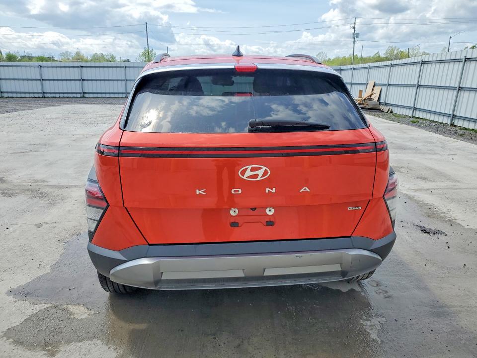 2024 Hyundai Kona VIN KM8HCCAB7RU122822 COPART salvage auction — NORMAL WEAR, ON - PERMIT NO BRAND - UNFIT (P), sold $21,300 on 2026-07-03 (photo 6)