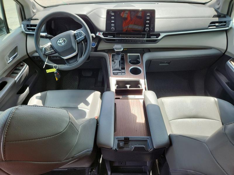 2022 Toyota Sienna VIN 5TDJRKEC5NS101046 COPART salvage auction — FRONT END, Ca - Salvage Certificate, sold $450 on 2026-07-29 (photo 8)