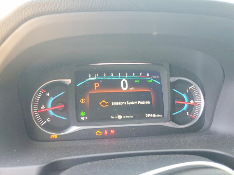 2021 Honda Passport VIN 5FNYF8H94MB041046 COPART salvage auction — FRONT END, Nc - Salvage Certificate Of Title, sold $550 on 2026-07-29 (photo 9)