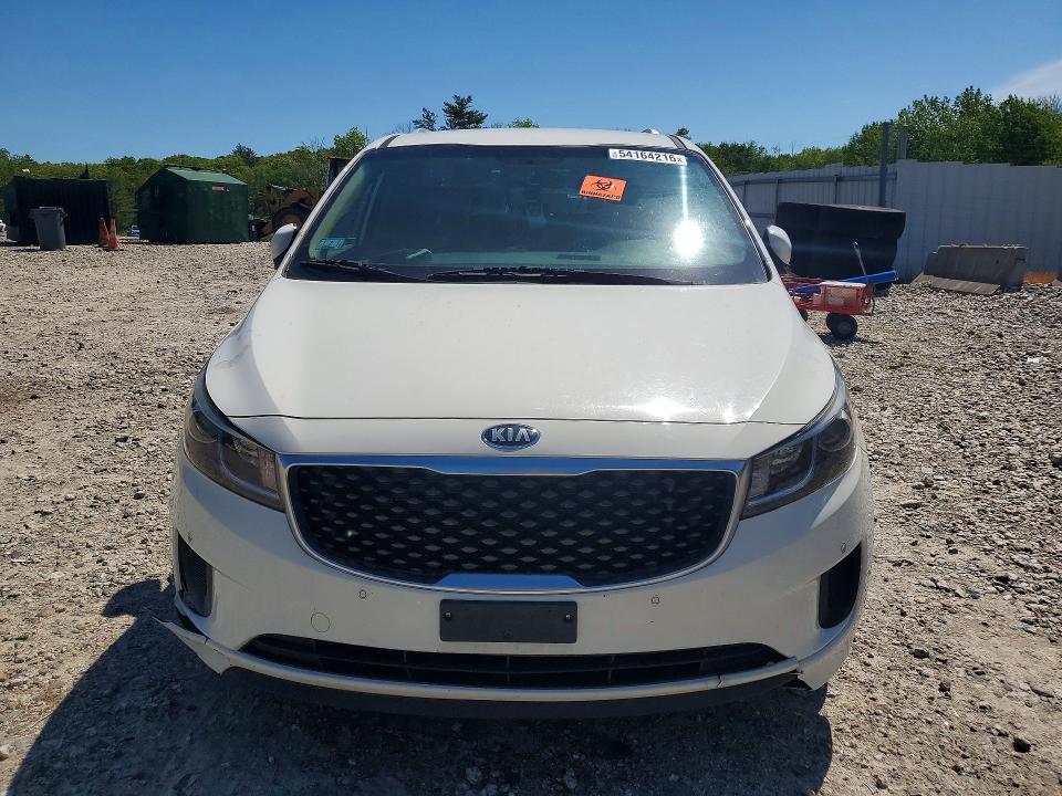 2017 Kia SEDONA VIN KNDMB5C10H6331070 COPART salvage auction — FRONT END, Ma - Cert Of Title-Slvg Repair Thft, sold $1,950 on 2026-07-29 (photo 5)
