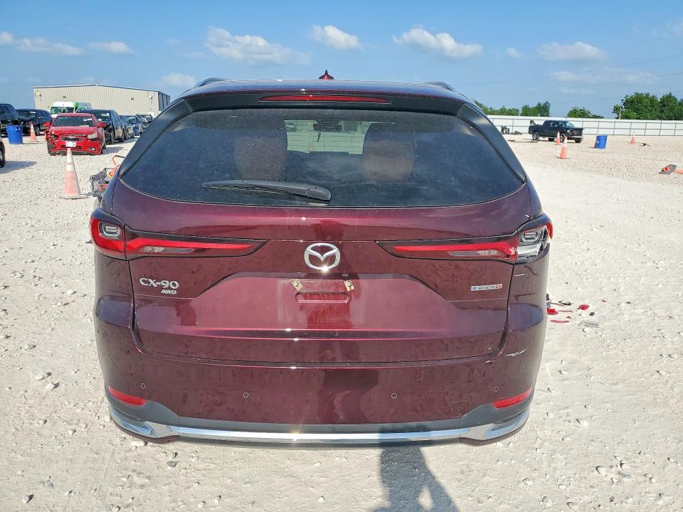 2024 Mazda Cx-90 VIN JM3KKEHC8R1187825 COPART salvage auction — FRONT END, Tx - Salvage Vehicle Title, sold $11,900 on 2026-07-16 (photo 6)