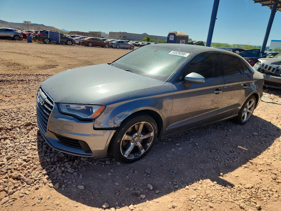 2015 Audi A3 VIN WAUACGFF4F1010062 COPART salvage auction — FRONT END, Az - Cert Of Title - Salvage, sold $1,450 on 2026-07-14 (photo 1)