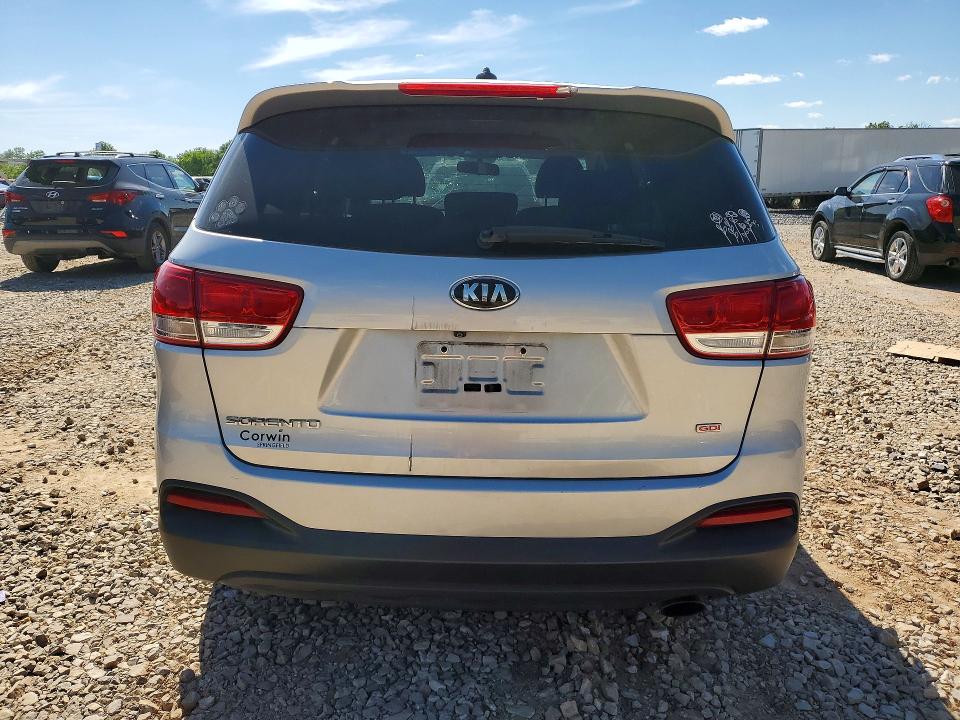 2018 Kia Sorento VIN 5XYPG4A31JG345057 COPART salvage auction — HAIL, MO - SALVAGE CERTIFICATE OF TITLE, sold $2,450 on 2026-07-07 (photo 6)