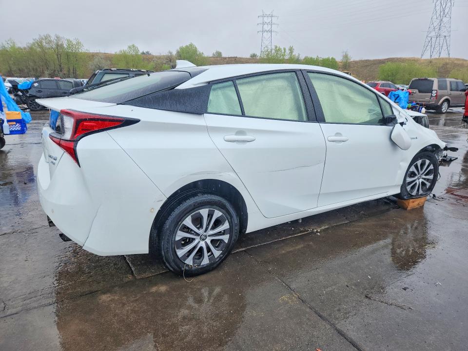 2022 Toyota Prius VIN JTDL9MFU8N3036285 COPART salvage auction — FRONT END, Co - Salvage Title, sold $2,250 on 2026-07-13 (photo 3)