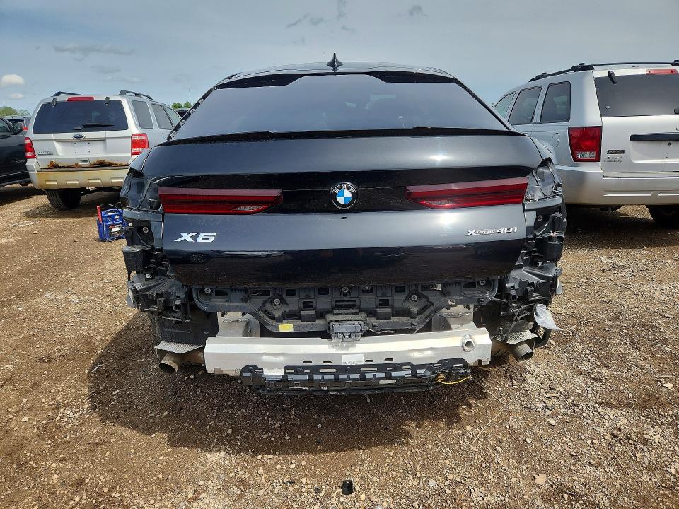 2023 BMW X6 VIN 5UXCY6C03P9P95750 COPART salvage auction — FRONT END, Il - Salvage Certificate, sold $1,150 on 2026-07-21 (photo 6)