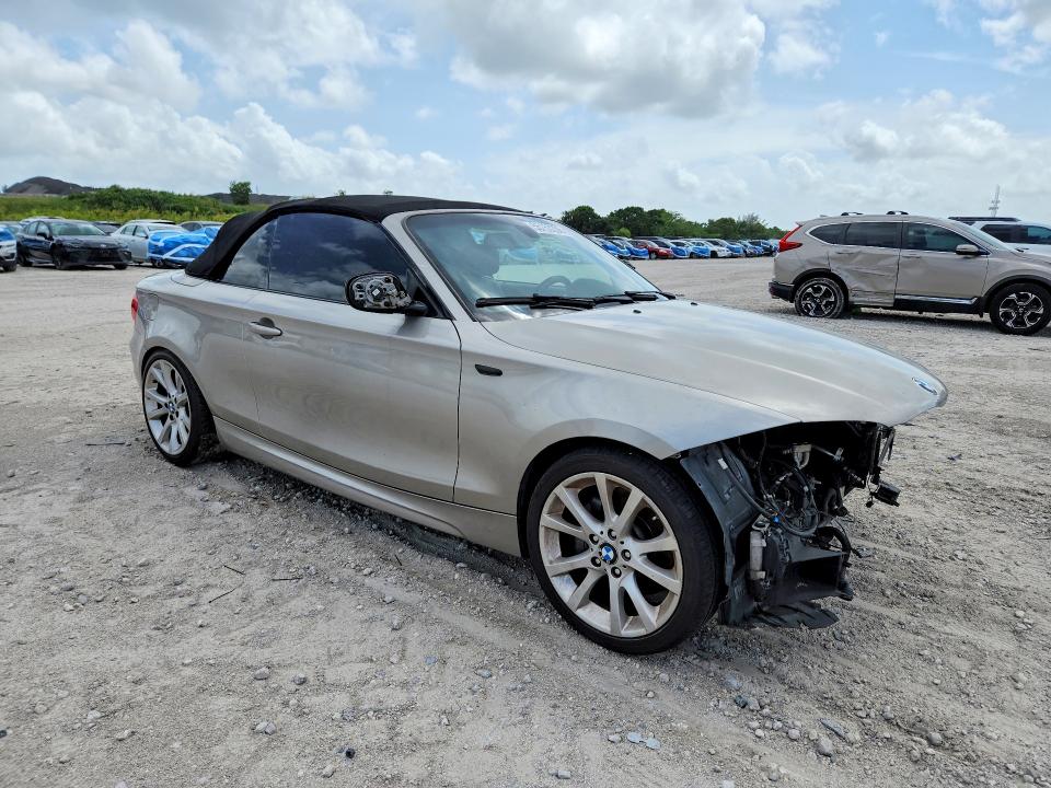 2010 BMW 1 series VIN WBAUN9C54AVK41771 COPART salvage auction — FRONT END, Fl - Cert Of Title Slvg Rebuildable, sold $325 on 2026-07-21 (photo 4)
