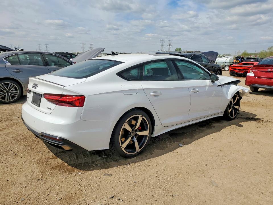 2024 Audi A5 VIN WAUFACF52RA031928 COPART salvage auction — FRONT END, Il - Salvage Certificate, sold $250 on 2026-07-28 (photo 3)