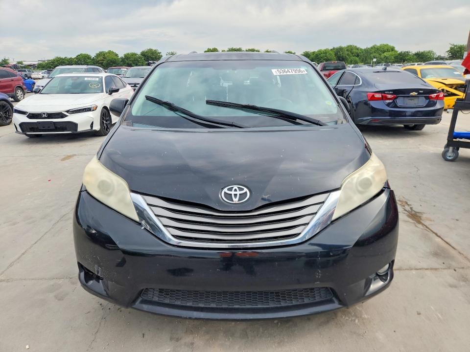 2011 Toyota Sienna VIN 5TDYK3DC2BS120627 COPART salvage auction — REAR END, Tx - Salvage Vehicle Title, sold $750 on 2026-07-30 (photo 5)