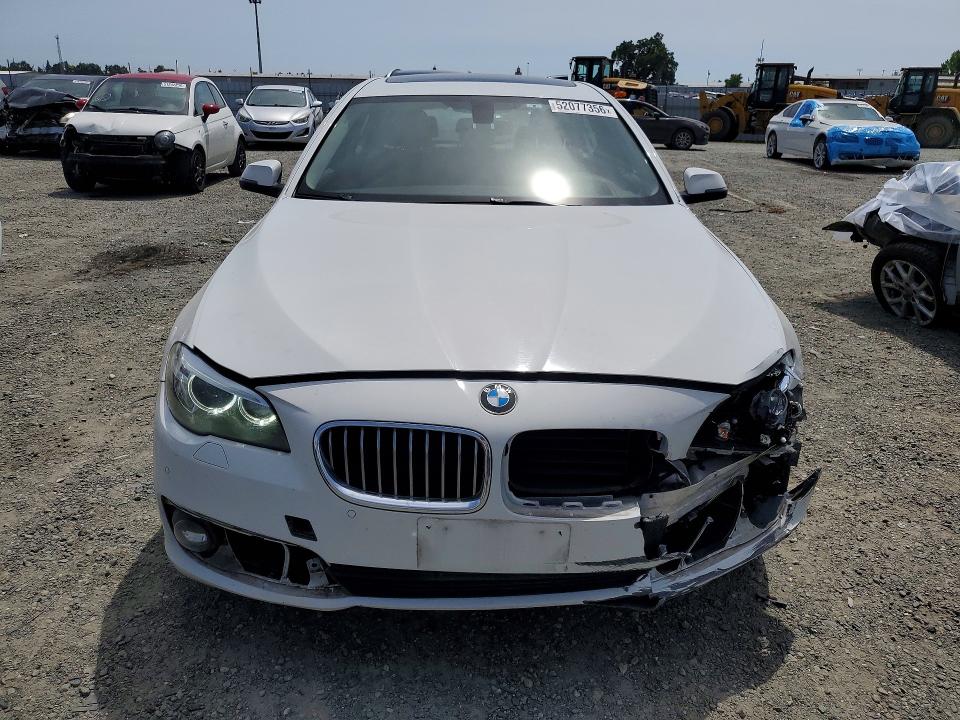2015 BMW 5er VIN WBAXA5C53FD691295 COPART salvage auction — FRONT END, Salvage Title, sold $1,550 on 2026-07-14 (photo 5)