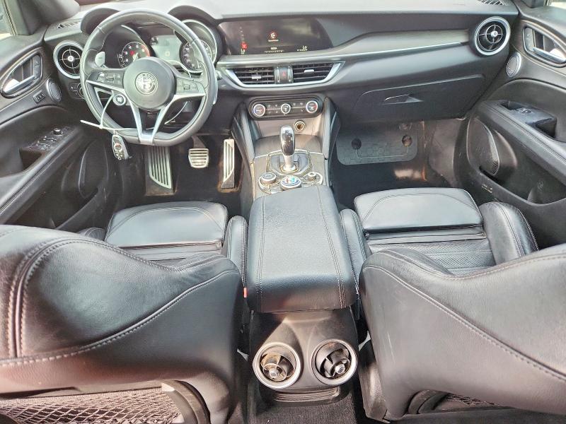 2018 Alfa romeo Stelvio VIN ZASFAKNN8J7B80173 COPART salvage auction — FRONT END, Tx - Salvage Vehicle Title, sold $2,200 on 2026-07-30 (photo 8)